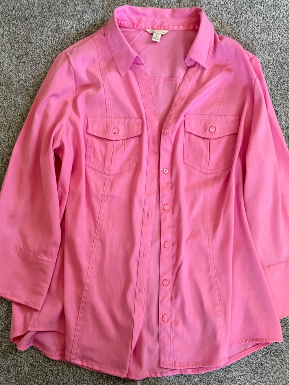 Pink Button Down Shirt